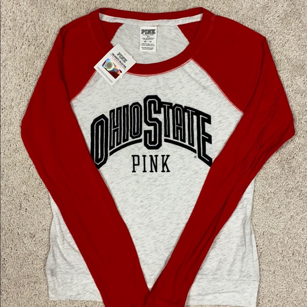 New NWT Ohio State Victorias Secret PINK Tshirt XS